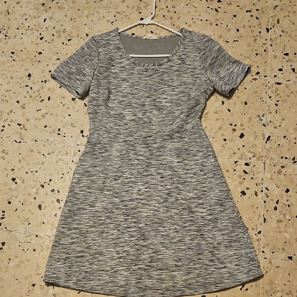 Tulle Heathered Gray Mini Dress - Picture 1 of 1